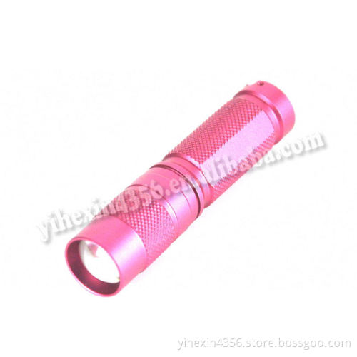 Boruit Mini 365nm Purple Light UV LED Flashlight
